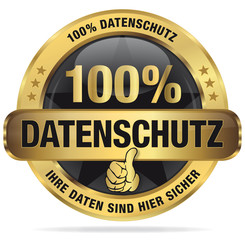 Datenschutz - Ihre Daten sind hier sicher - 100% Datenschutz