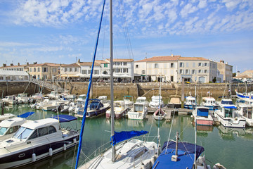 Port de plaisance de Saint Martin de Ré ( La Rochelle, France)