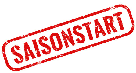 Saisonstart Stempel rot 
