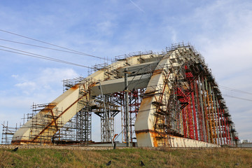 Bridge under construction