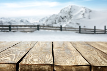 wooden table place 