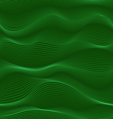 Fototapeta premium green vawy seamless texture