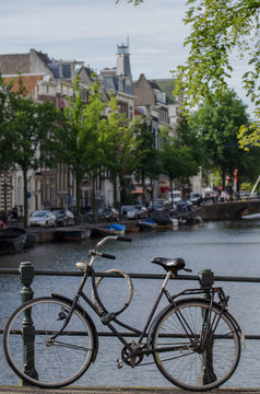 Typical landscape in  Amsterdam
