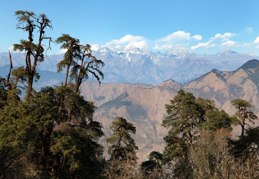 Panoramic view from Khaptad national park