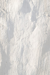 The white paint on the wall