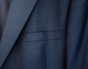 Close up of business suit
