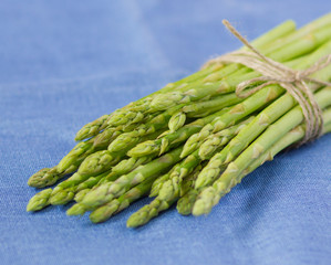 Fresh green asparagus