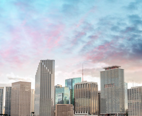 Stunning skyline of Miami, Florida