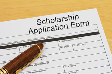 Obraz premium Applying for a Scholarship