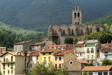 Fototapeta na wymiar Prats-de-Mollo-la-Preste (Pyrenees, France)