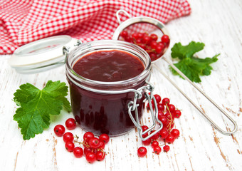 Redcurrants jam