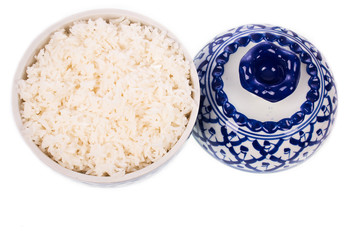 rice in benjarong cup