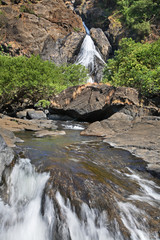 Dudhsagar Falls in Karnataka. India