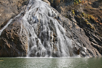 Dudhsagar Falls in Karnataka. India