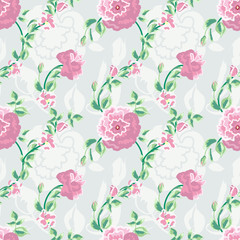 Fototapeta premium floral seamless pattern