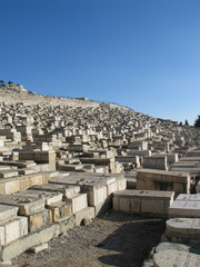 Fototapeta na wymiar Old tombs in Jerusalem