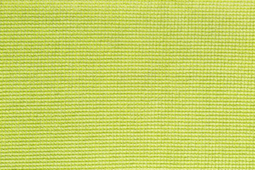 Closeup yellow green microfiber cloth for background and design