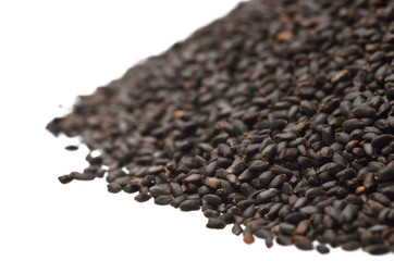 Sesame seeds isolated on white background