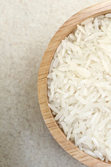 Raw rice grain