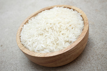 Fototapeta na wymiar Raw rice grain