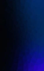Fototapeta premium Dark blue polygonal design pattern, which consist of triangles and gradient in origami style.