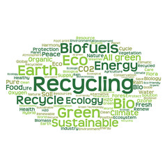 Conceptual ecology word cloud isolated