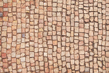 Brown pavement background texture
