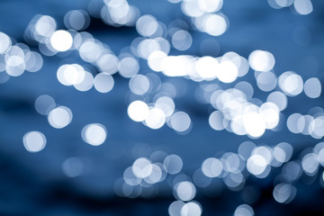 Blue Bokeh background