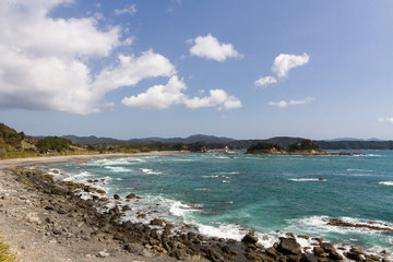 高知県　土佐清水市　足摺海底館周辺の風景