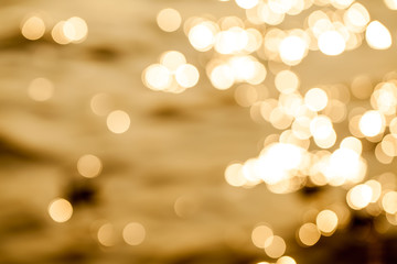Orange Bokeh background