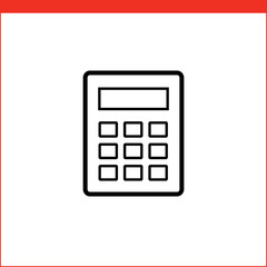 Calculator vector icon