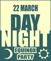 Spring equinox day party banner