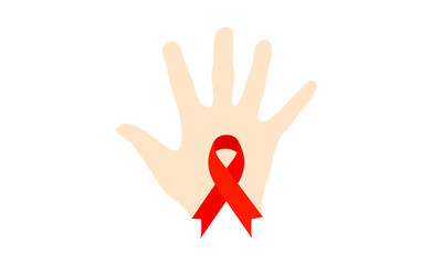 Fototapeta premium Stop For Aids Disease