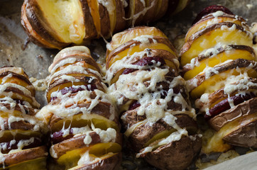 Baked potato with cheese