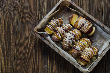 Baked potato with cheese