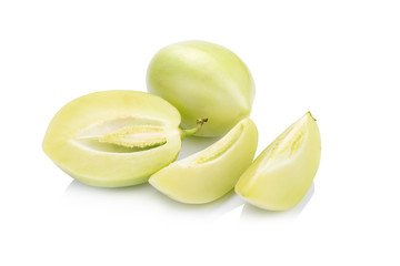 pepino melon on white background
