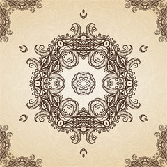 Filigree Henna Pattern