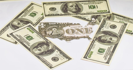 Concept : the growth of the U.S. debt