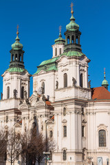 Fototapeta na wymiar Saint Nicholas church in Prague