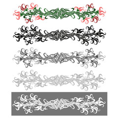 Floral Ornament. Vector Illustration