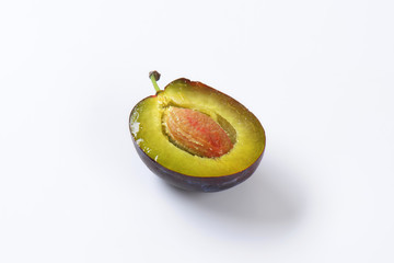 Half a plum