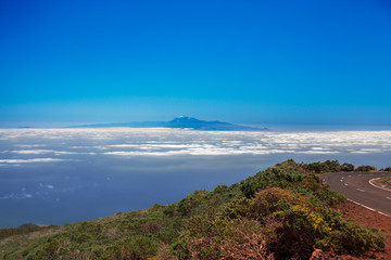 Obraz premium Tenerife view from the La Palma, Spain