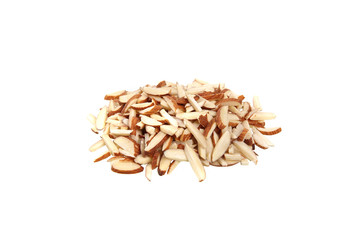 Almond nuts isolated
