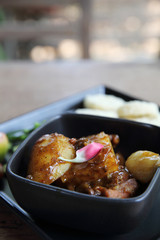 chicken massaman curry, thai cuisine