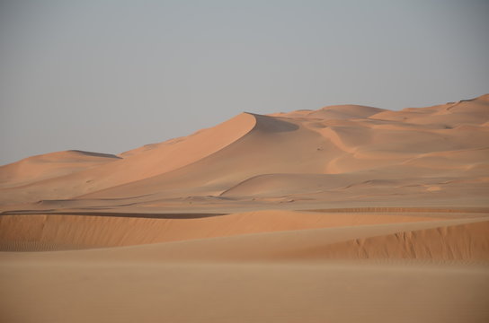 Beautiful sand dunes in Oman