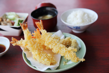 Tempura Fried shrimp Japanese style
