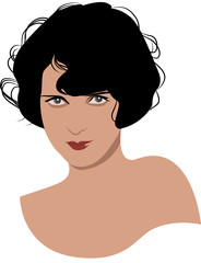 Woman vintage portrait avatar