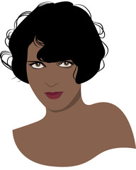 Woman vintage portrait avatar