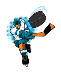 Hockey on Ice Player