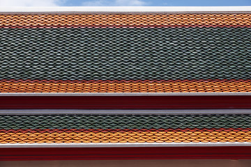 thai temple roof.